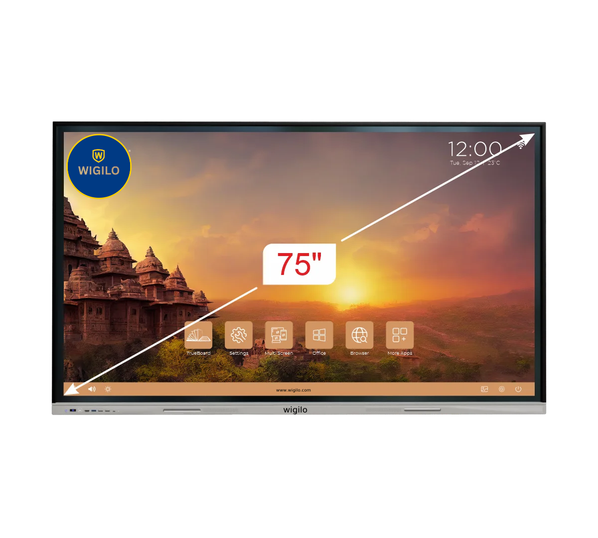 wigilo  Interactive   Flat   Panel   75 inch